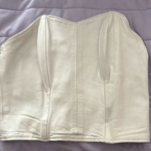 Genuine Leather Bustier